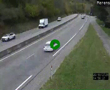 Webcam dans les Pyrénées à hauteur de Mérens-les-Vals sur N320, en direction de Pas de la Casa (Andorre)