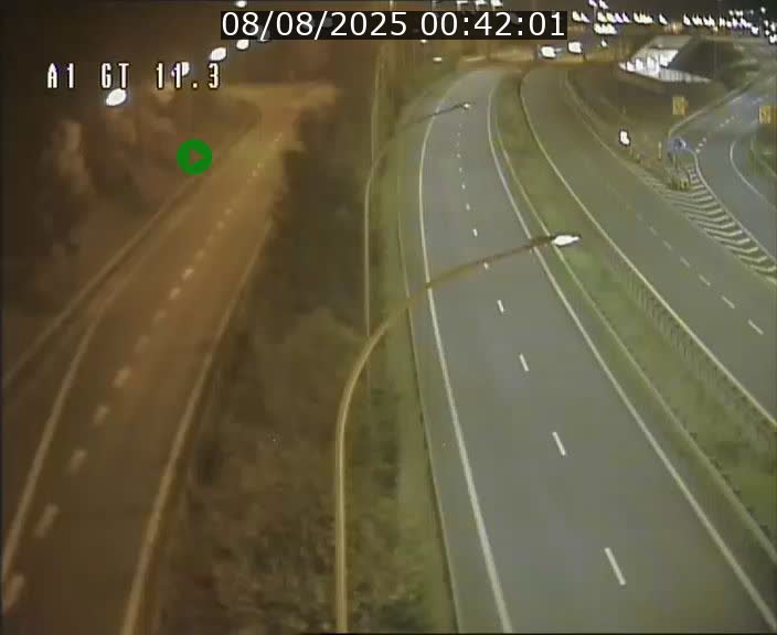 Traffic live webcam Luxembourg Senningerberg - A1 direction Allemagne - BK 11.3