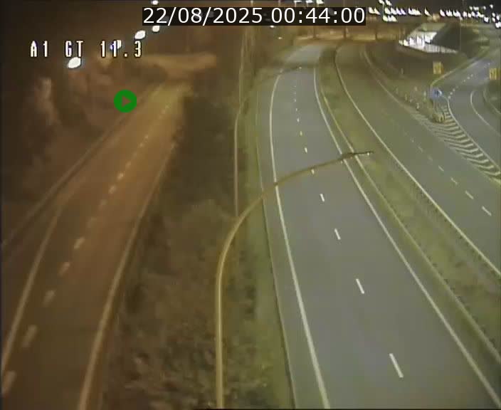 Traffic live webcam Luxembourg Senningerberg - A1 direction Allemagne - BK 11.3