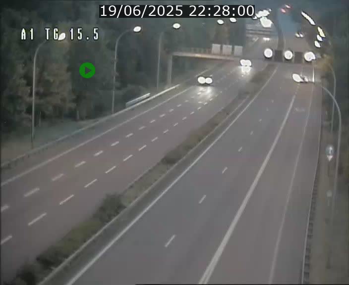 Traffic live webcam Luxembourg Munsbach - A1 direction Luxembourg - BK 15.5