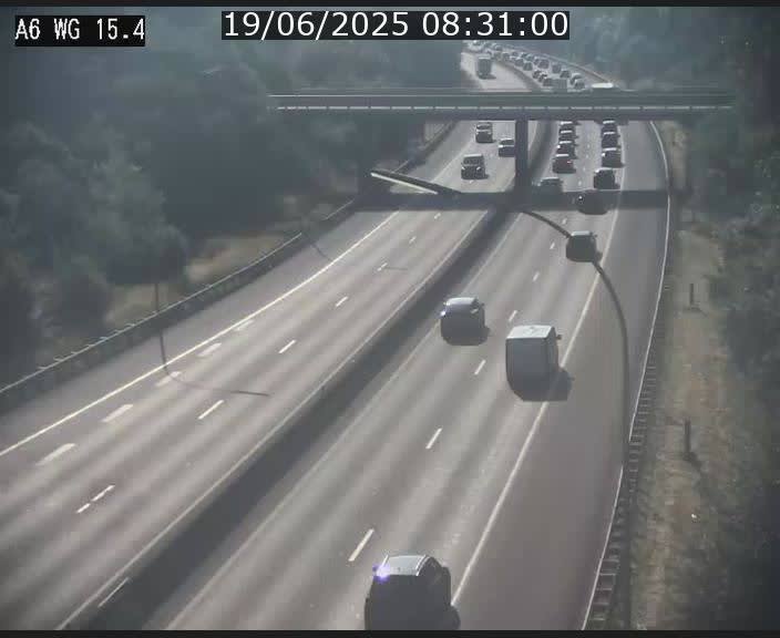 Traffic live webcam Luxembourg Capellen - A6 - BK 15.4 - direction Luxembourg/France/Allemagne