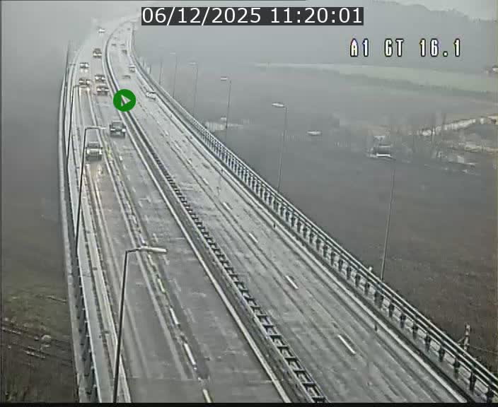 Traffic live webcam Luxembourg Niederanven - A1 direction Allemagne - BK 16.1