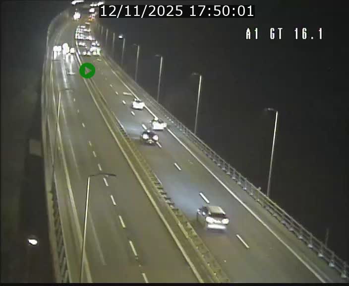 Traffic live webcam Luxembourg Niederanven - A1 direction Allemagne - BK 16.1