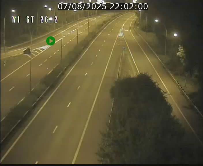Traffic live webcam Luxembourg Grevenmacher - A1 direction Allemagne - BK 26.2