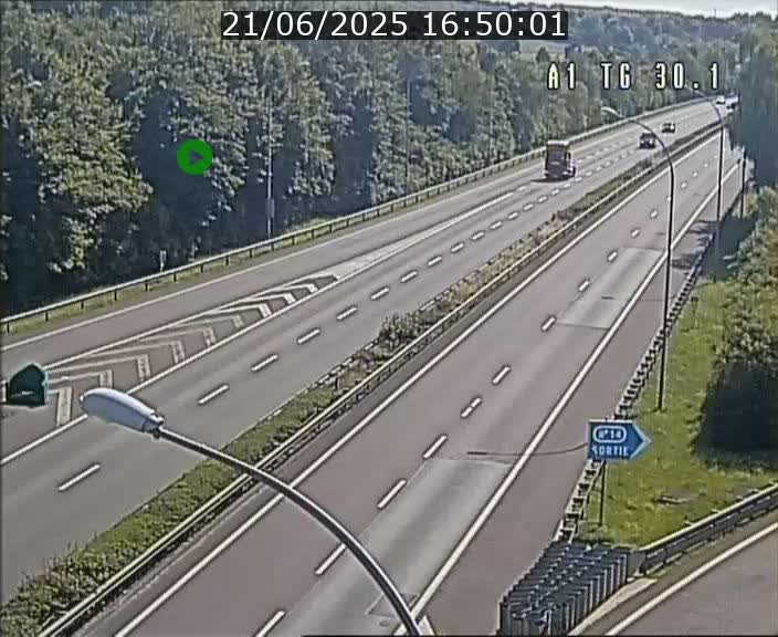 Traffic live webcam Luxembourg Grevenmacher - A1 direction Luxembourg - BK 30.1