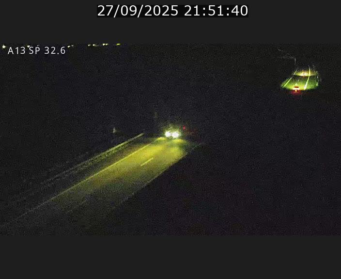 Webcam info trafic A13 à hauteur de Mondorf-les-bains. Vue orientée vers Altwies