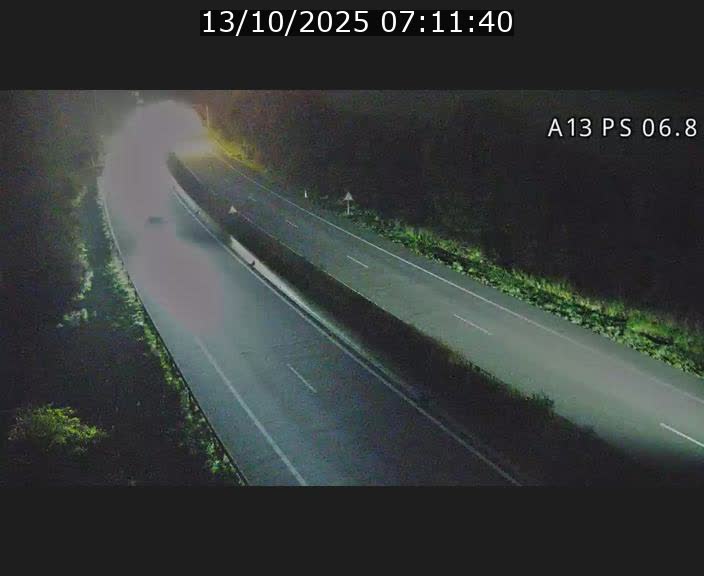 Traffic live webcam Luxembourg Ehlerange - A13 direction Esch-sur-Alzette - BK 6.8