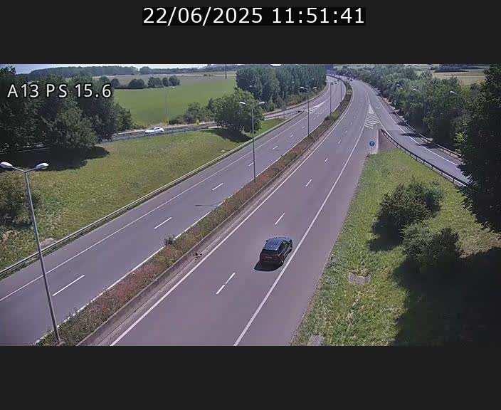 Traffic live webcam Luxembourg Kayl - A13 direction Dudelange - BK 15.6