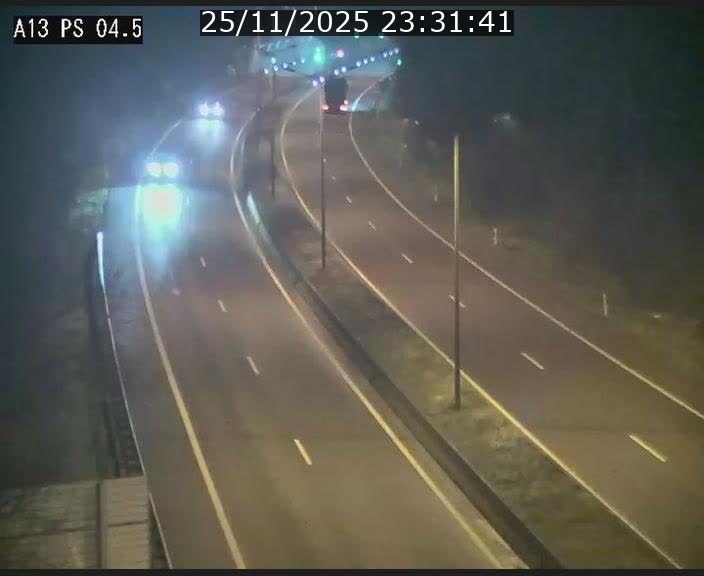 Traffic live webcam Luxembourg Differdange - A13 direction Esch-sur-Alzette - BK 4.5