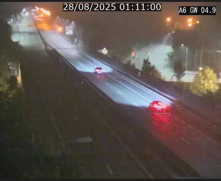 Traffic live webcam Luxembourg Croix de Cessange - A6 - BK 4.9 - direction Belgique