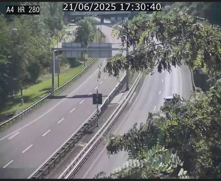 Webcam traffic A4 Luxembourg - BK 0.2 - P+R Bouillon (direction Luxembourg)