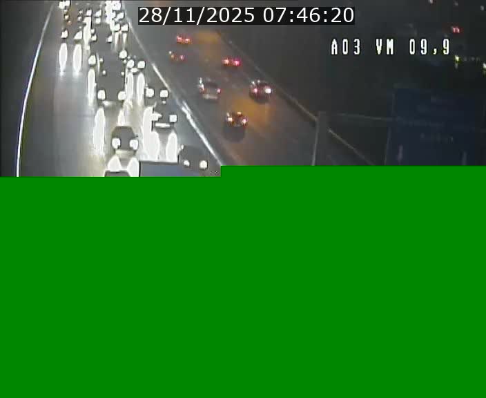 Webcam Autoroute à la Croix de Bettembourg - A3 - BK 9.9 - direction France