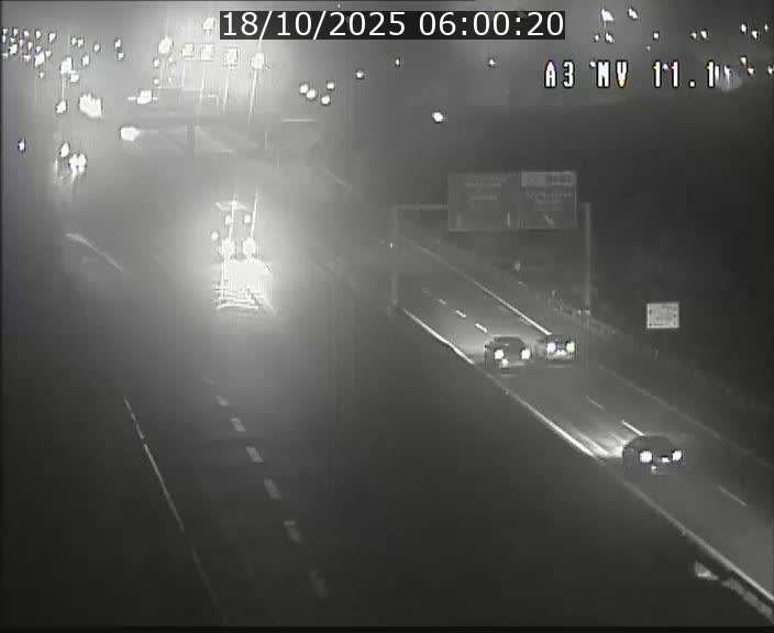 Traffic live webcam Luxembourg Croix de Bettembourg A3 - BK 11.1 - direction Luxembourg-ville