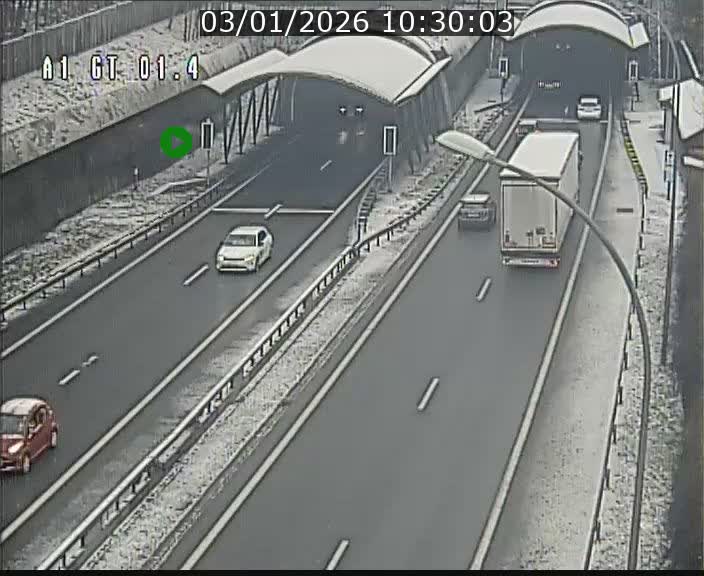 Traffic live webcam Luxembourg Hesperange - A1 direction Kirchberg - BK 1.4