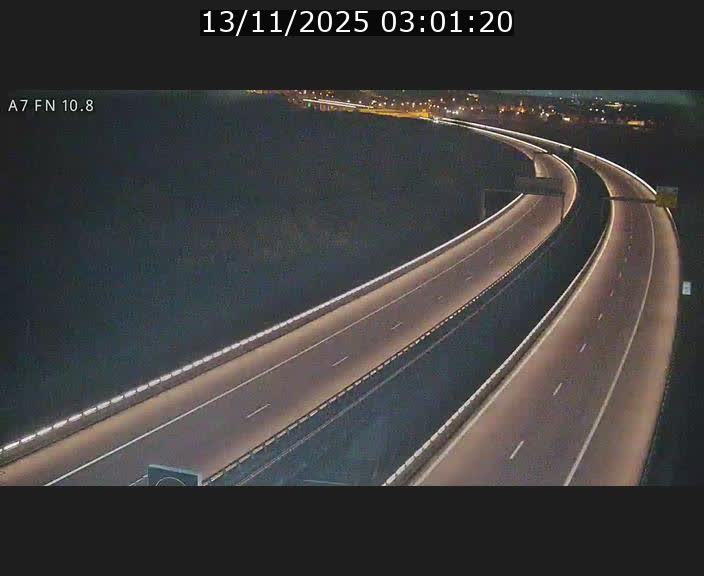 Caméra trafic Luxembourg - A7, Tunnel Gousselerbierg, sortie sud, direction rond-point Lorentzweiler (BK 10.8)