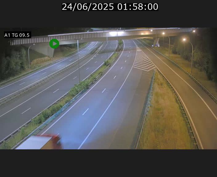 Traffic live webcam Luxembourg Jonction Grünewald - A1 direction Luxembourg-ville - BK 9.5