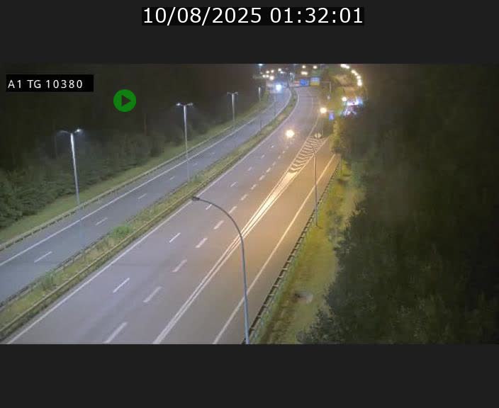 Traffic live webcam Luxembourg Senningerberg - A1 direction Luxembourg Kirchberg - BK 10.3