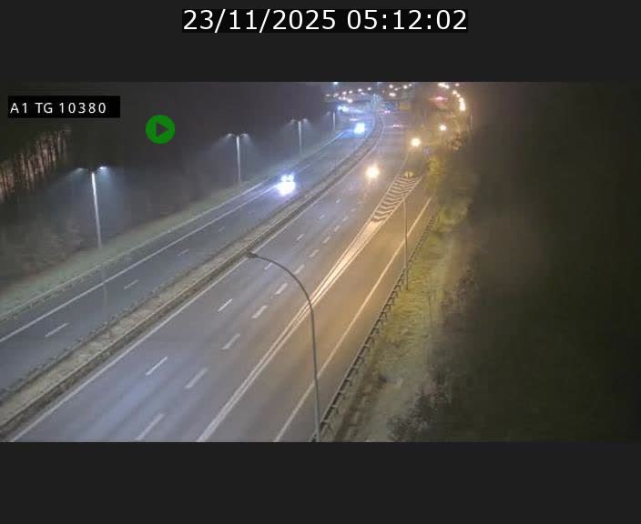Traffic live webcam Luxembourg Senningerberg - A1 direction Luxembourg Kirchberg - BK 10.3