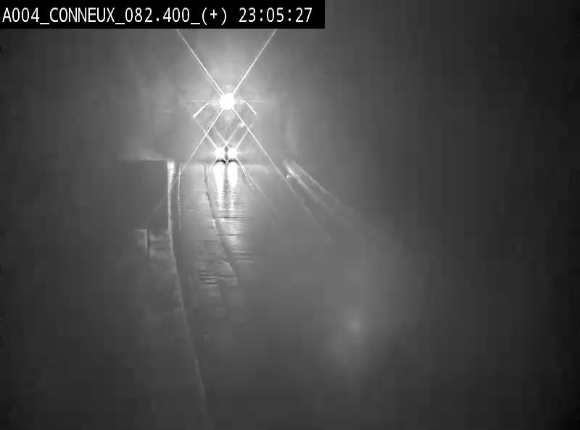 Webcam à hauteur de Conneux sur l'E411 en direction du sud de la Belgique