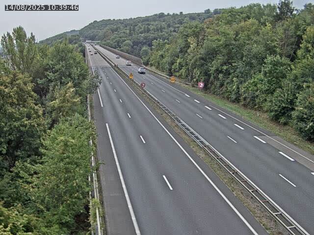 Caméra autoroute France - A30, Hayange direction Metz