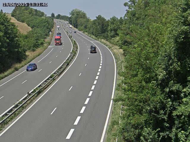 Caméra autoroute France - A33, Rosières direction Lunéville