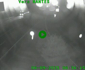 Webcam N147 au nord de Poitiers et à la jonction avec la A10