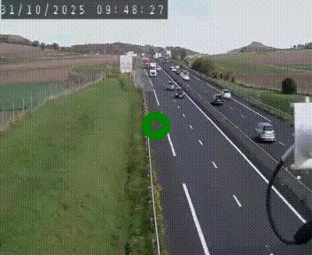 Caméra autoroute A75 à hauteur de Le Crest, en direction de Montpellier