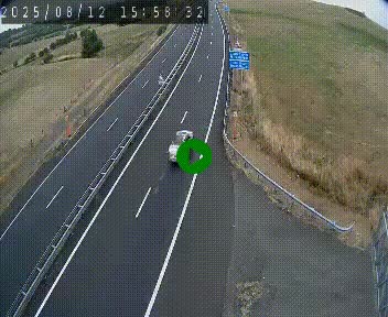Caméra autoroute A75 à hauteur du col de la Fageole en direction de Clermont-Ferrand