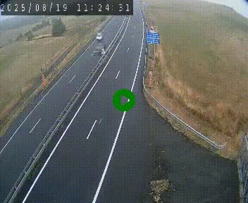 Caméra autoroute A75 à hauteur du col de la Fageole en direction de Clermont-Ferrand