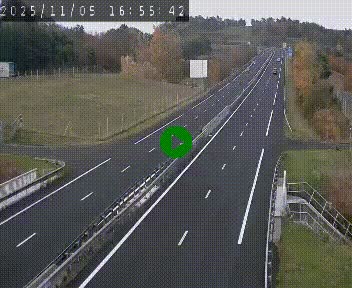 Caméra autoroutière France - A75, Coren, en direction de Montpellier