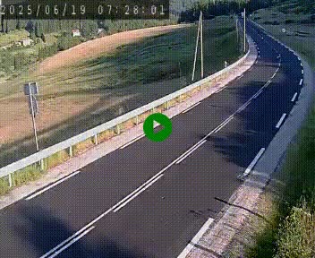 Webcam routière au niveau du col de la Chavade en Ardèche, sur la N102 à 1266 mètres d'altitude