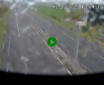 Caméra autoroute A75 à hauteur de La Cavalerie en direction de Montpellier, à proximité de l'aérodrome de Millau-Larzac