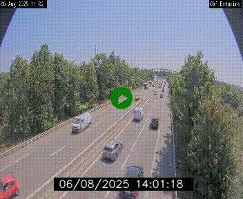 Webcam sur le périphérique de Nantes (N844) après la Porte de Bouguenais, à l'ouest de la ville