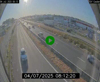 Webcam sur la N165 à hauteur de Caudan, dans le Morbihan.