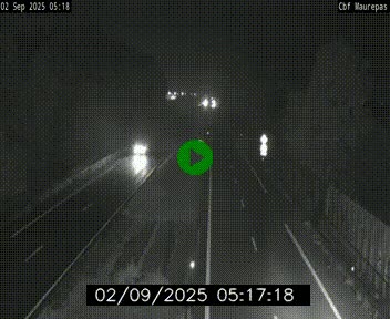 Webcam sur le périphérique de Rennes (N136) à hauteur de Maurepas, au nord de la ville