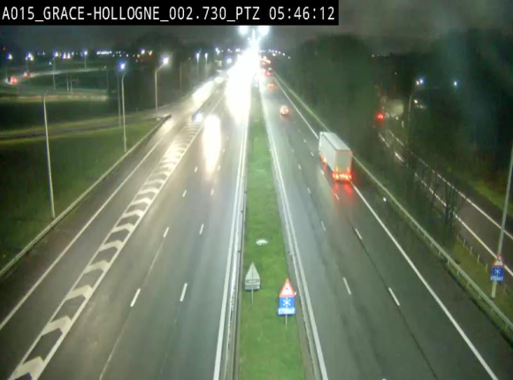 Caméra trafic Belgique - Grâce-Hollogne - E42, jonction avec A604, direction Loncin/Aéroport de Liège -  BK 3.2