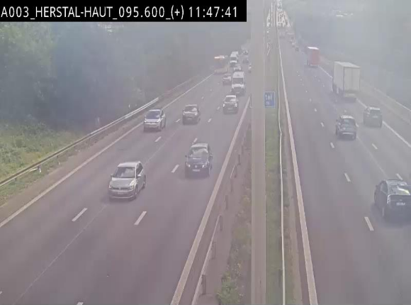 Webcam autoroute Belgique - Herstal - E40 direction Aix-la-Chapelle - BK 97