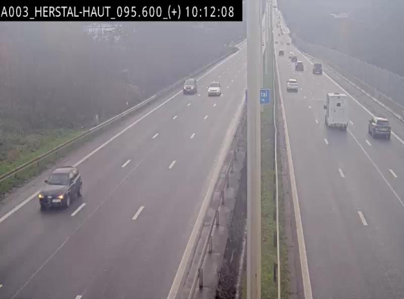 Webcam autoroute Belgique - Herstal - E40 direction Aix-la-Chapelle - BK 97