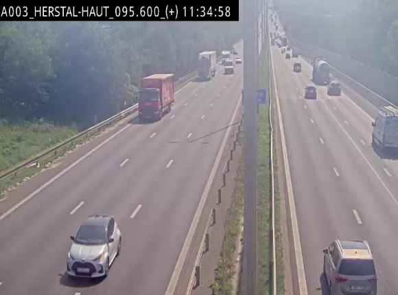 Webcam autoroute Belgique - Herstal - E40 direction Aix-la-Chapelle - BK 97
