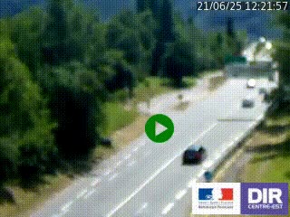 Webcam info trafic à proximité de Vizille sur la N85, au niveau du point de vue du Saut du Moine à Champagnier