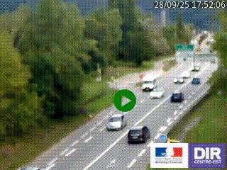 Webcam info trafic à proximité de Vizille sur la N85, au niveau du point de vue du Saut du Moine à Champagnier