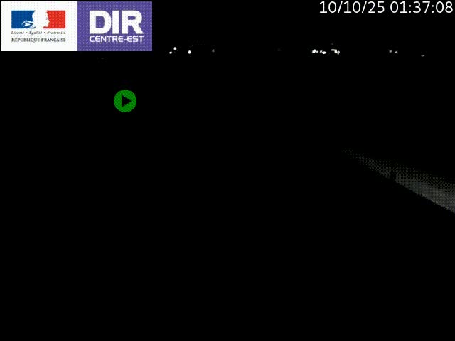 Webcam sur le contournement de Valence, sur la Nationale 7, caméra orientée vers Lyon