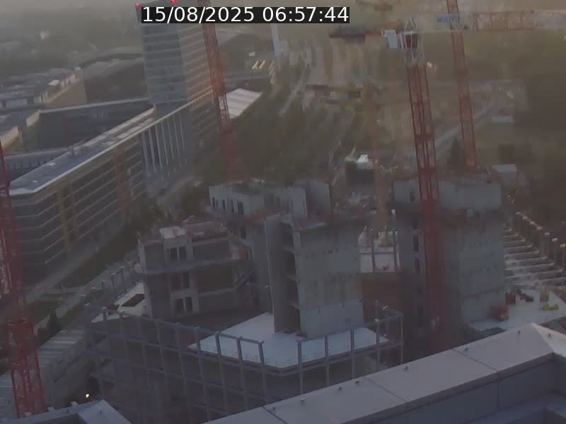 Webcam sur l'avenue John Fitzgerald Kennedy (N51) avec vue orientée vers le Findel