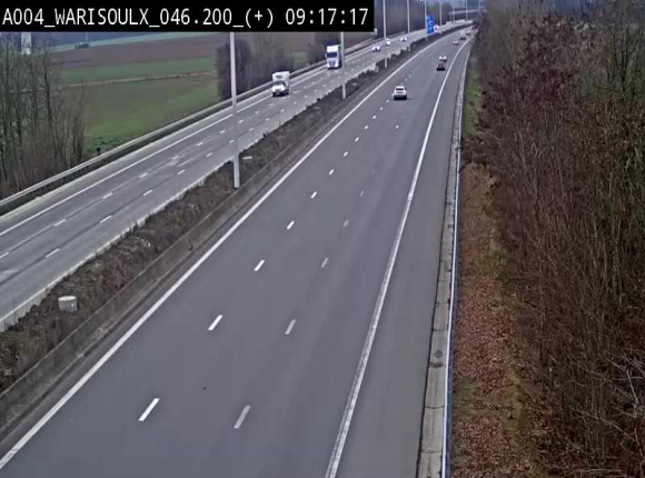 Webcam autoroute Belgique - Warissoulx - E411 - BK 46.2
