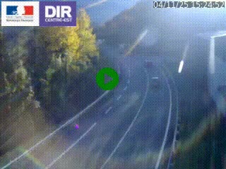 Caméra trafic sur la N90 à Bourg-Saint-Maurice, en provenance d'Aoste et en direction d'Albertville