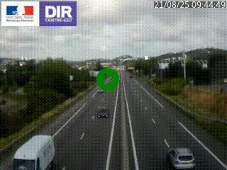 Caméra autoroute à Saint-Etienne (Les Littes) à hauteur du Ikea Saint-Etienne sur l'A72 en direction de Roanne
