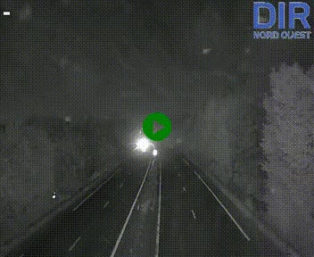 Webcam sur le périphérique de Caen (N814) à l'est de la ville, à Mondeville hauteur de la sortie 2, Presqu'île-Rives de l'Orne, au bout de l'autoroute A13