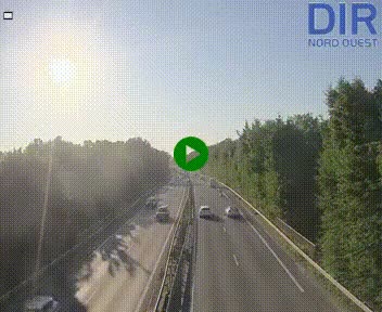 Webcam sur le périphérique de Caen (N814) à l'est de la ville, à Mondeville hauteur de la sortie 2, Presqu'île-Rives de l'Orne, au bout de l'autoroute A13