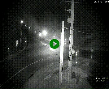 Webcam au carrefour de la croisade, à la jonction entre la N22 et la N320, avant le poste de douane franco-andorrane. Webcam à 1790 mètres d'altitude