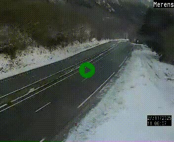 Webcam Ax-les-Thermes sur N20, en direction d'Andorre